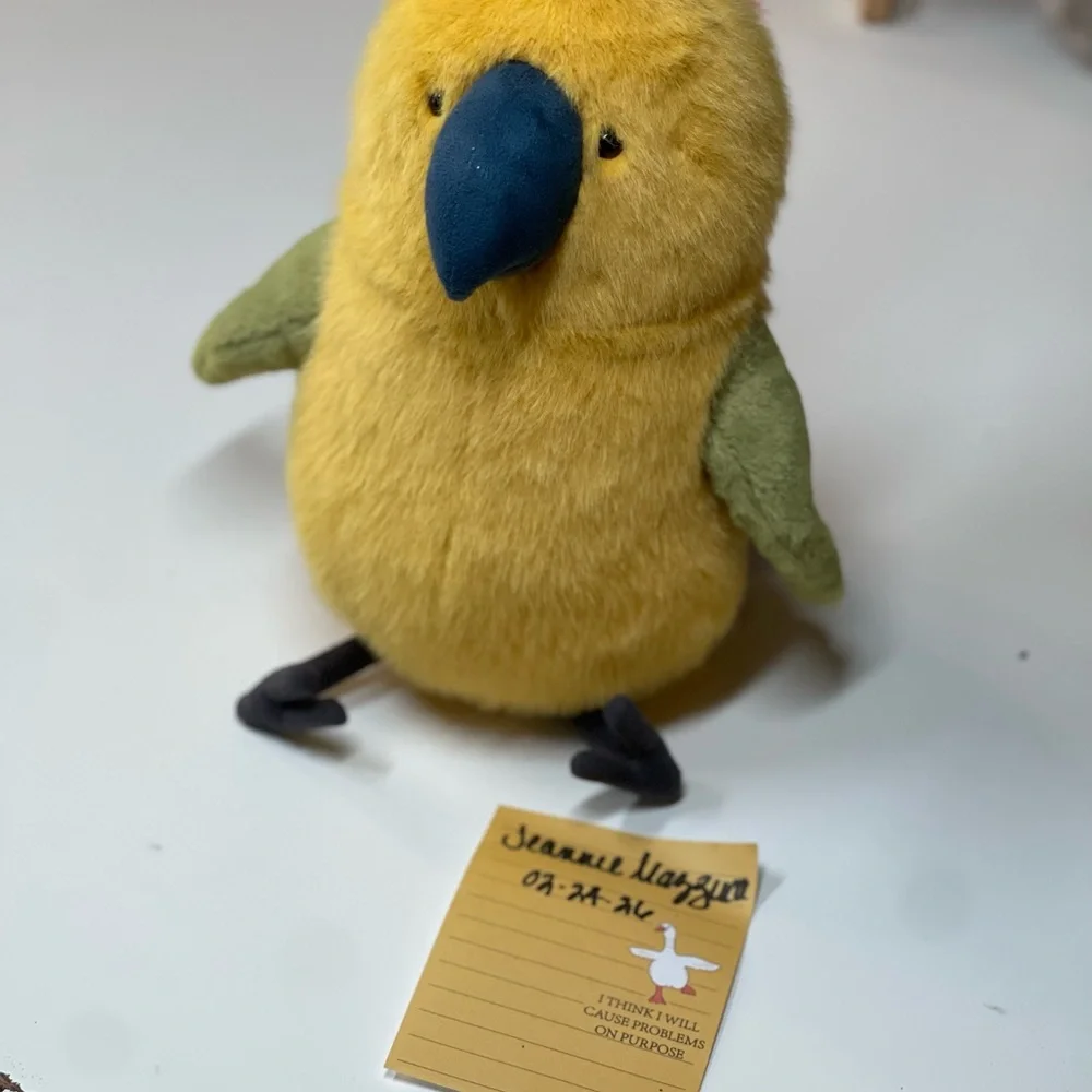 Jellycat Budgeby Parrot